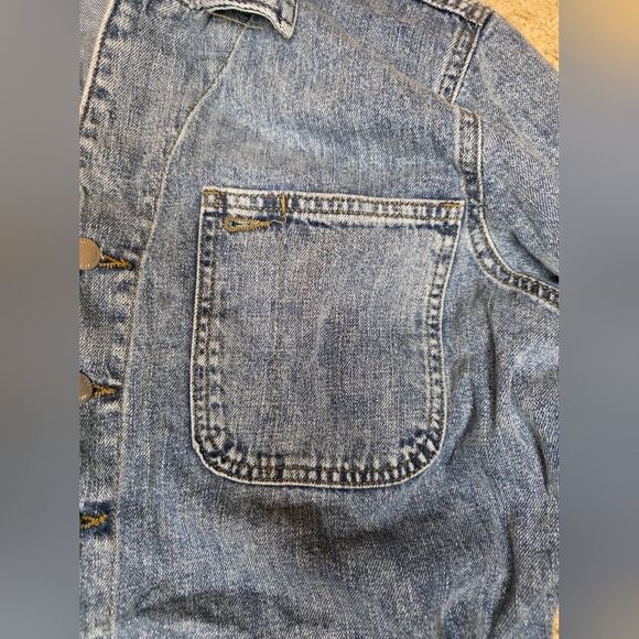 UNIVERSAL THREAD Denim Utility Jumpsuit - Size 17 - Picture 10 of 13